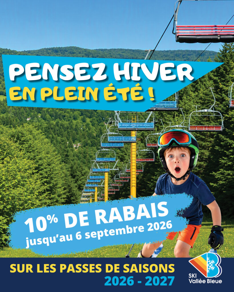 Vente d'été - 10% sur le prix régulier pour les abonnements saisonniers