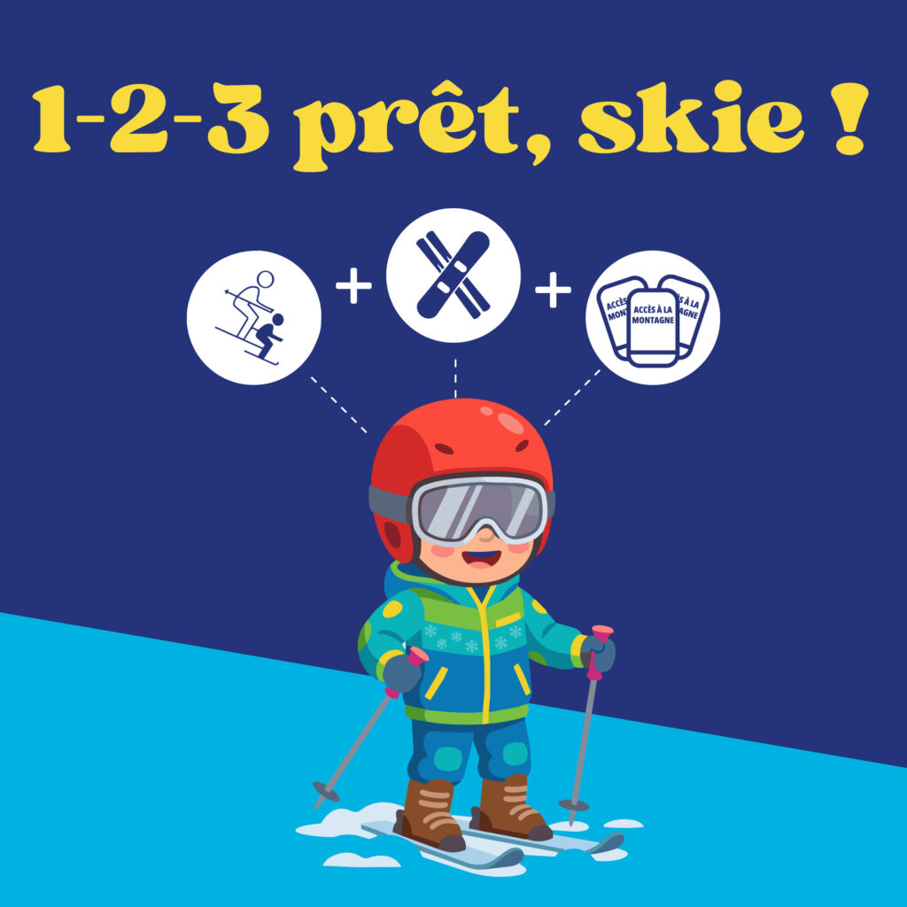 Forfaits et trios de Vaééle Bleue - 1-2-3-prêt-ski